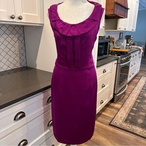 Antonio Melani Pink Silk Cocktail Dress Women’s 8 Sleeveless Elegant Wedding